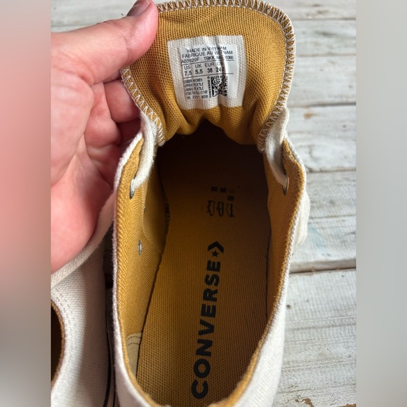 Converse | Low Platform Sneaker | Cream | Women’s 7.5 🤍👟 - Picture 8 of 13